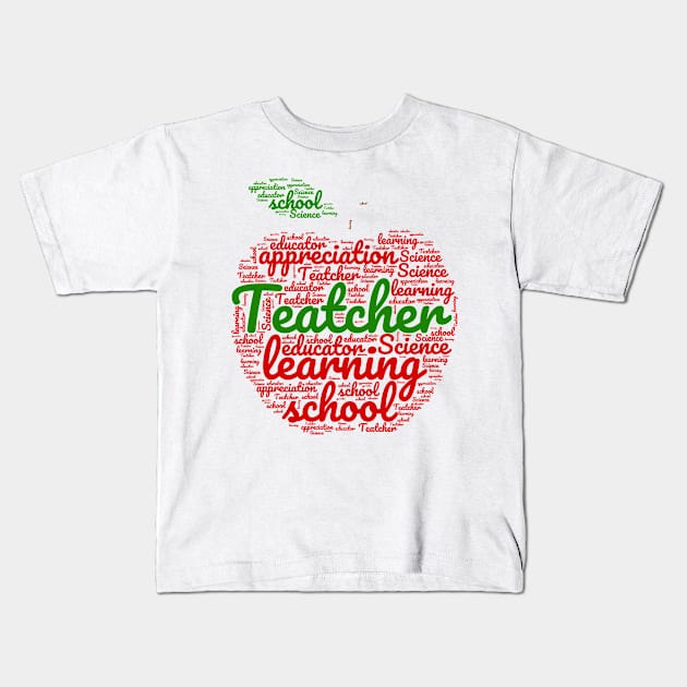 Teacher's day Kids T-Shirt by Mr_tee